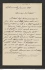 Nachlass Franz Steindachner, Brief von José Guimaraes an Franz Steindachner (26.01.1884), Inv.Nr. 187.03, Seite 1